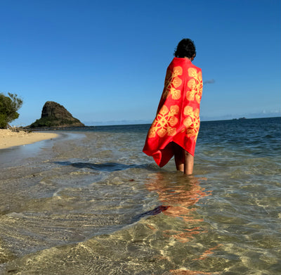 Holoholo Waffle Weave Towels by Kailua Honey Lifestyle