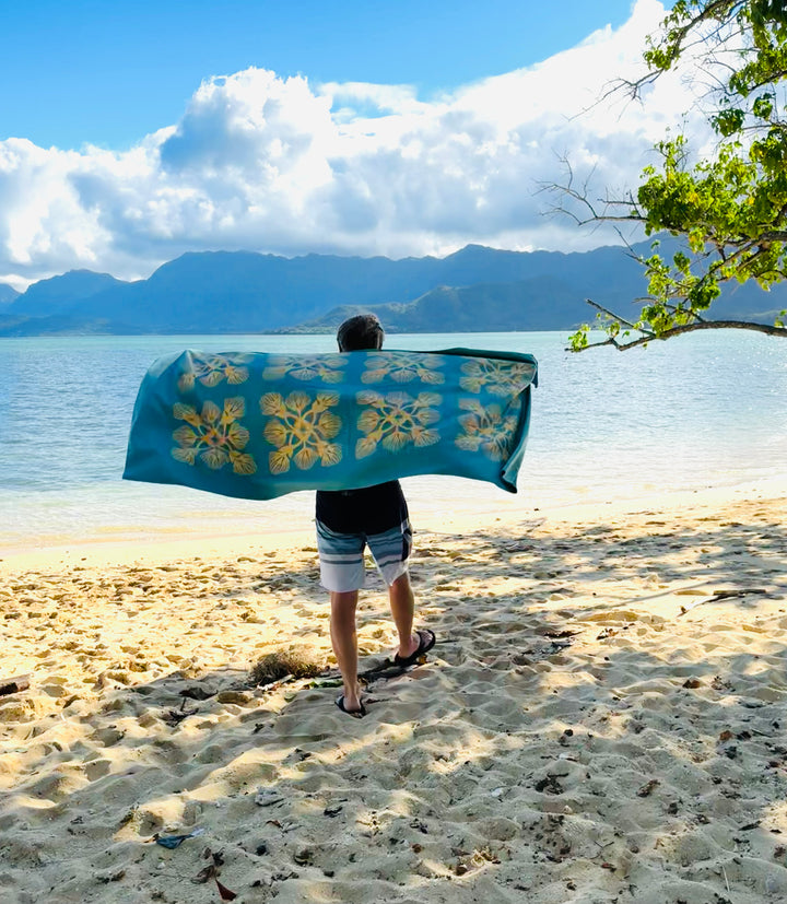 Shop Waffle Weave Beach Towels from Hawaii | Kailua Honey Lifestyle