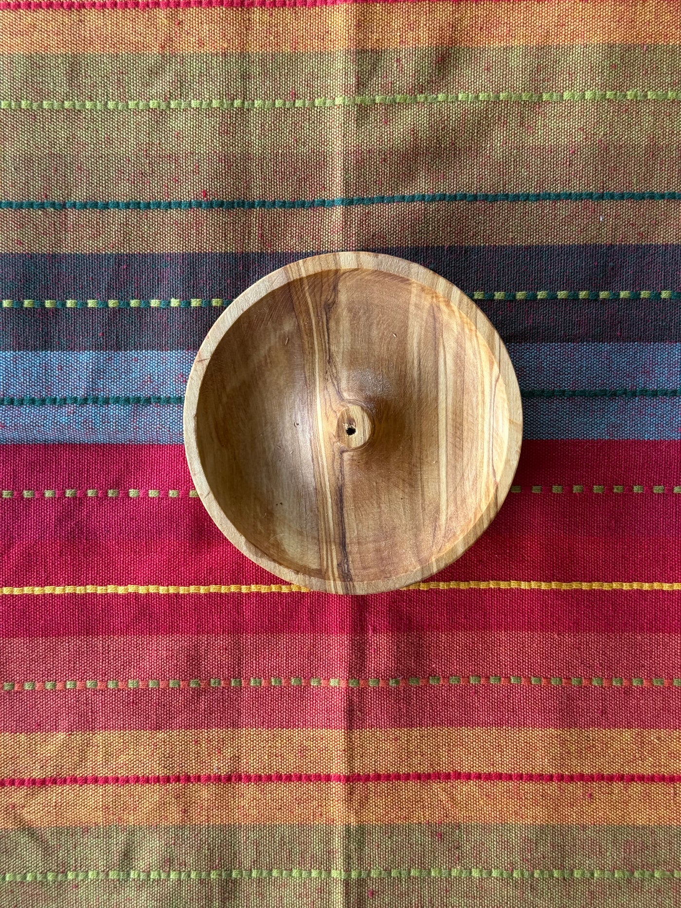 Olive Wood Incense Holder