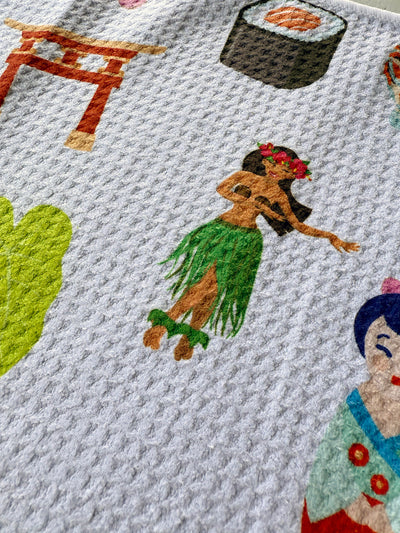 Eco-Chic Multiuse Towels for Home and Gym