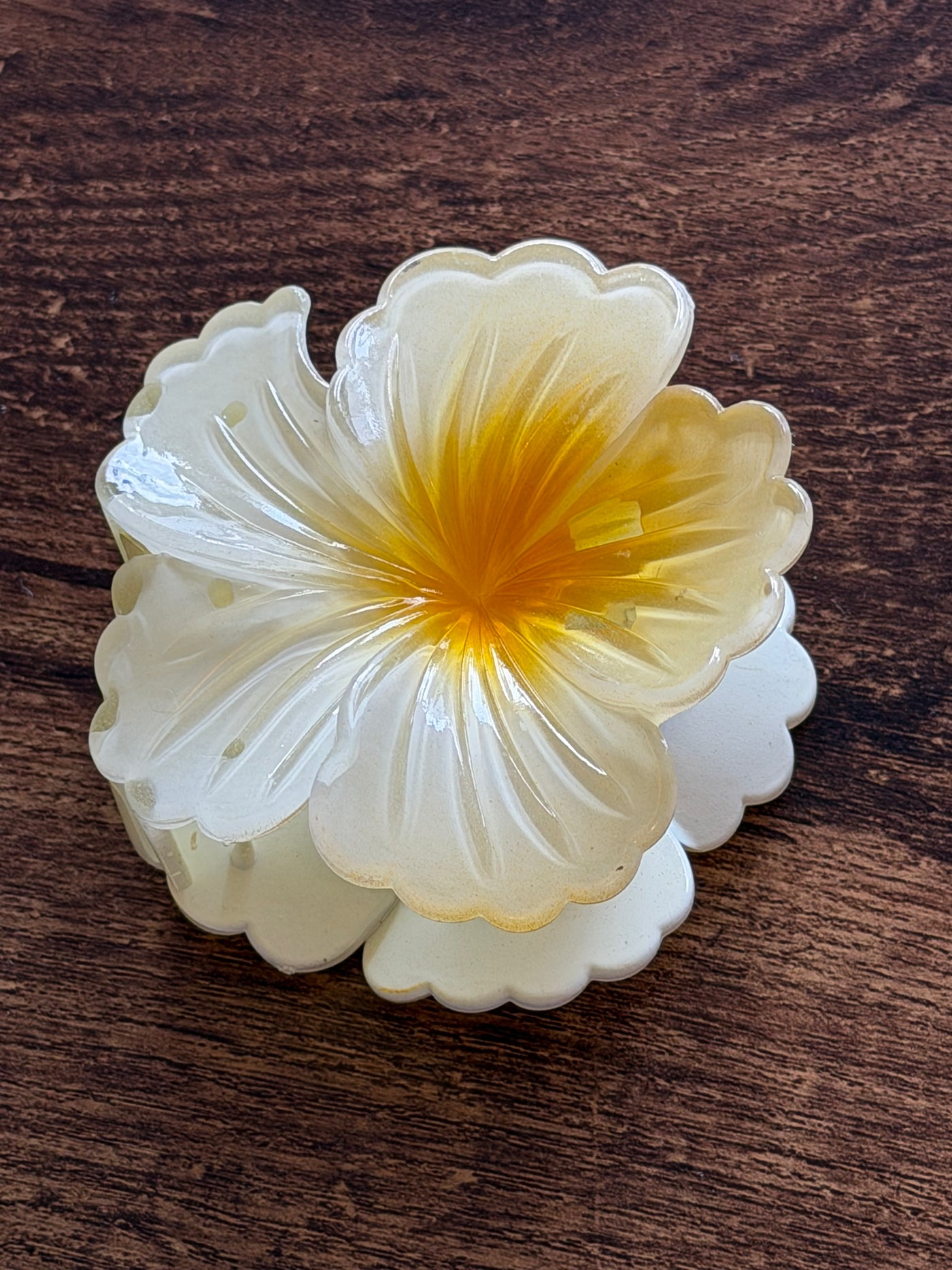 Flower Hair Claws Clips