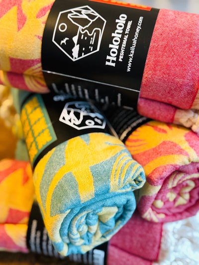 Holoholo Turkish Towels by Kailua Honey Lifestyle