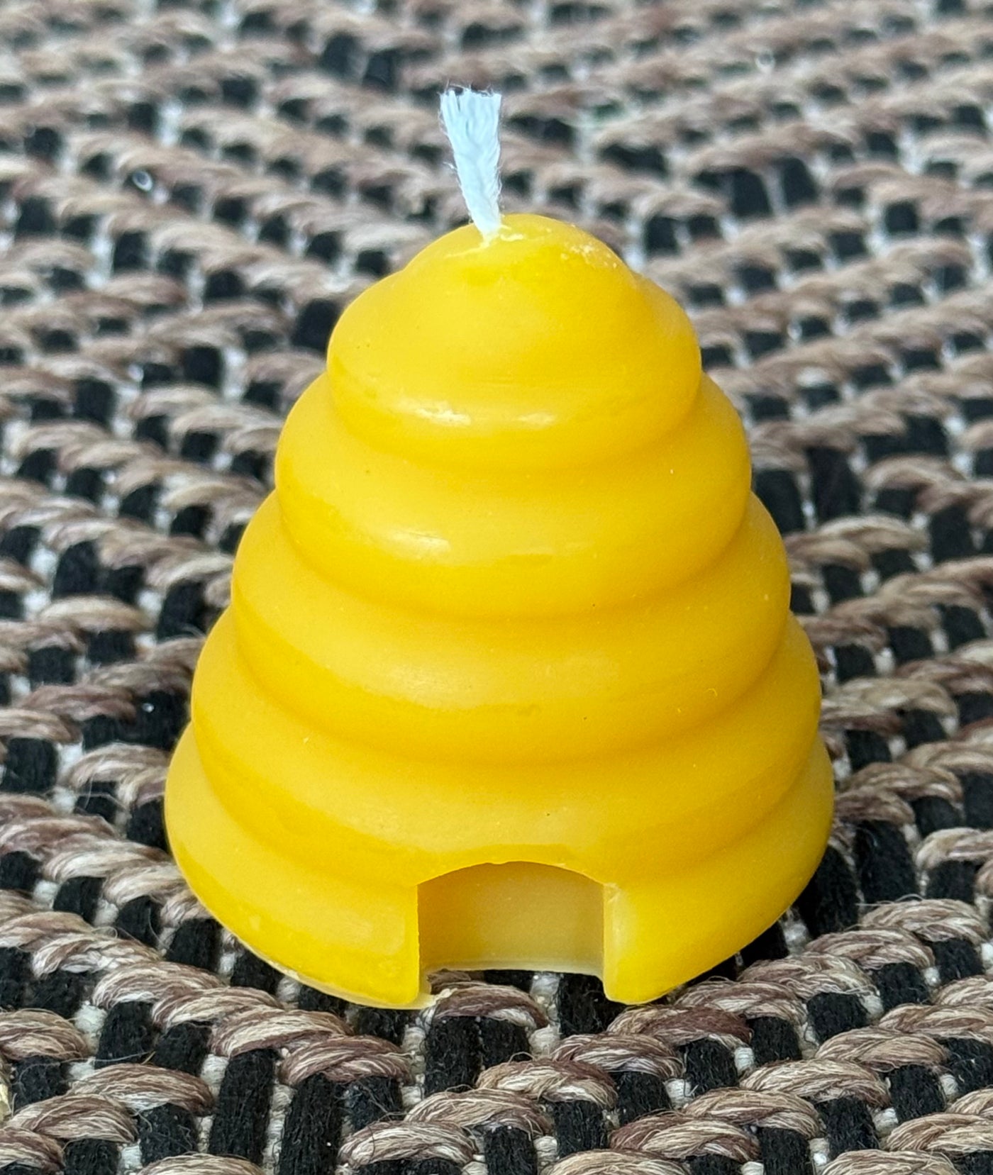 Bee Hive Candle made of Beeswax