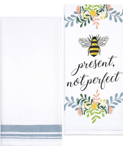 For A Well Dressed Kitchen Towel, Dual Purpose, Bee Inspired