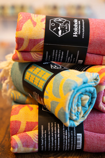 Holoholo Turkish Towels by Kailua Honey Lifestyle